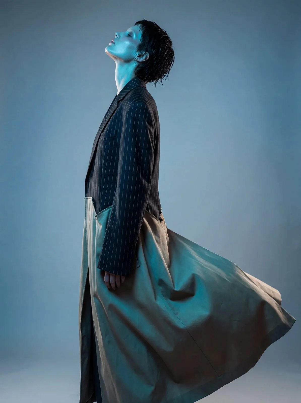 AI-rendered fashion editorial shoot — campaign visual by Matte Visuals