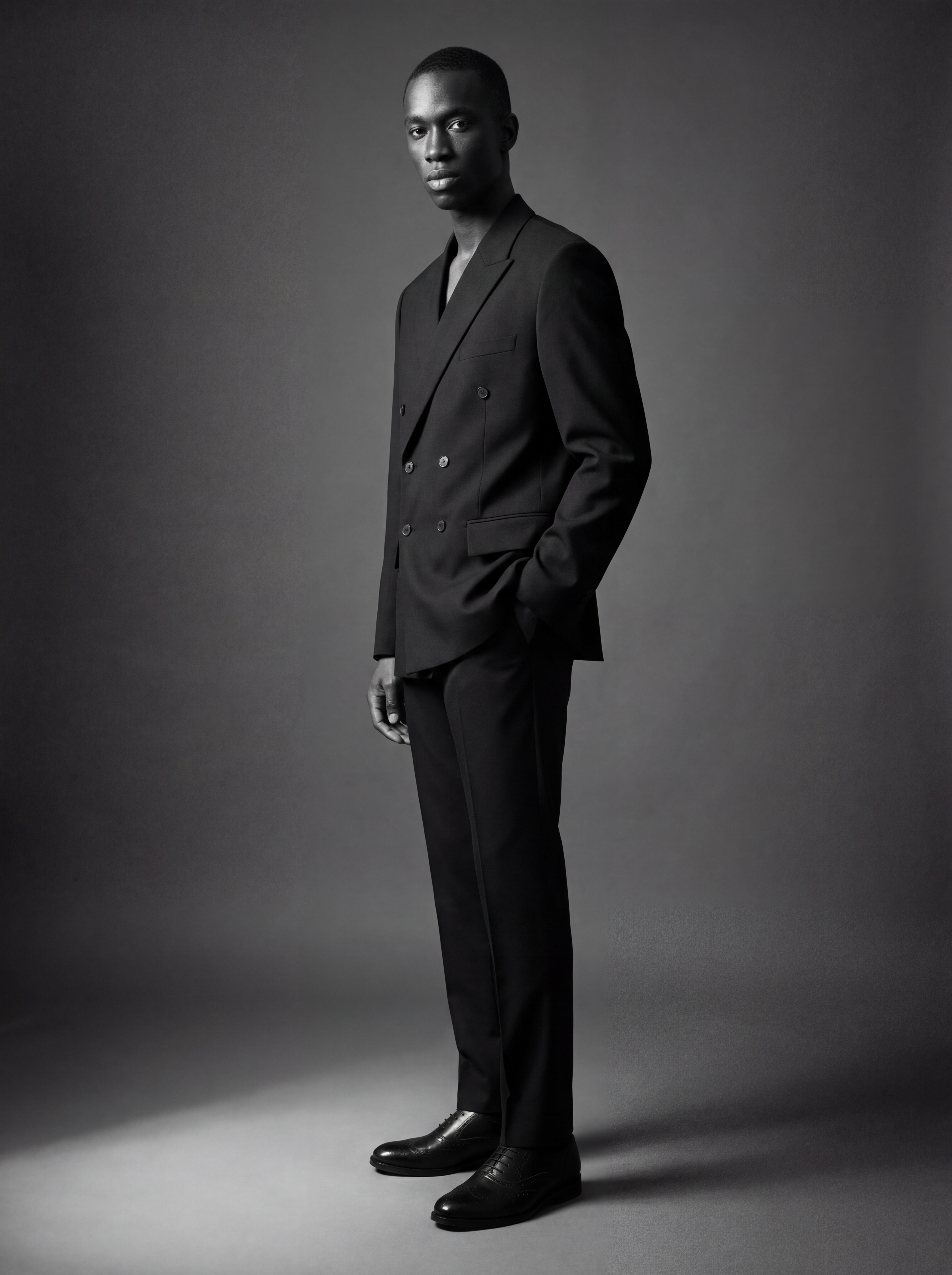 Fashion editorial — suit