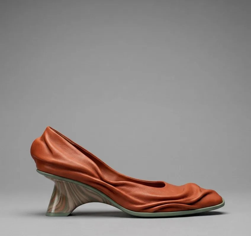 AI-rendered product photography — designer footwear by Matte Visuals